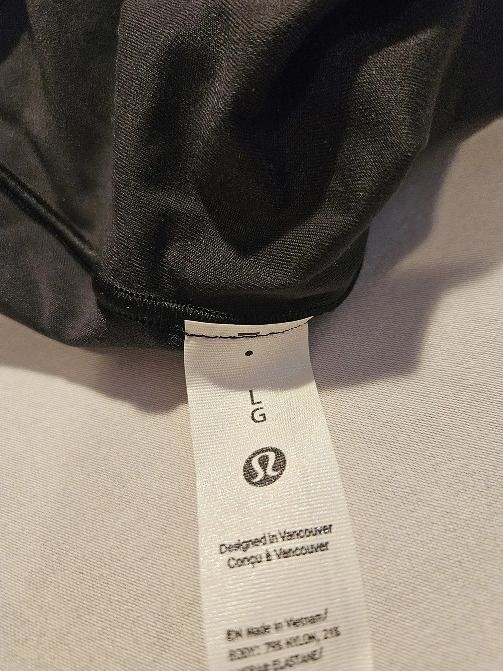 lululemon athletica Black Long-Sleeve Scoop-Neck Bodysuit